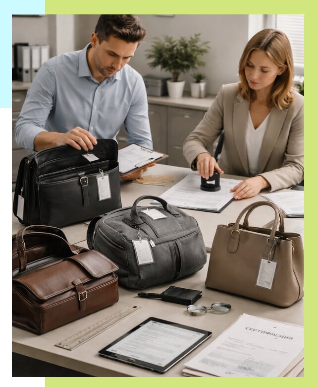 Сертификация сумок в Энгельсе от 7994 руб. | Алешин-Энг
