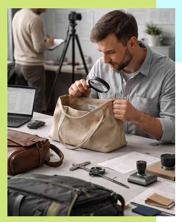 Сертификация сумок в Энгельсе, оформление и получение сертификатов