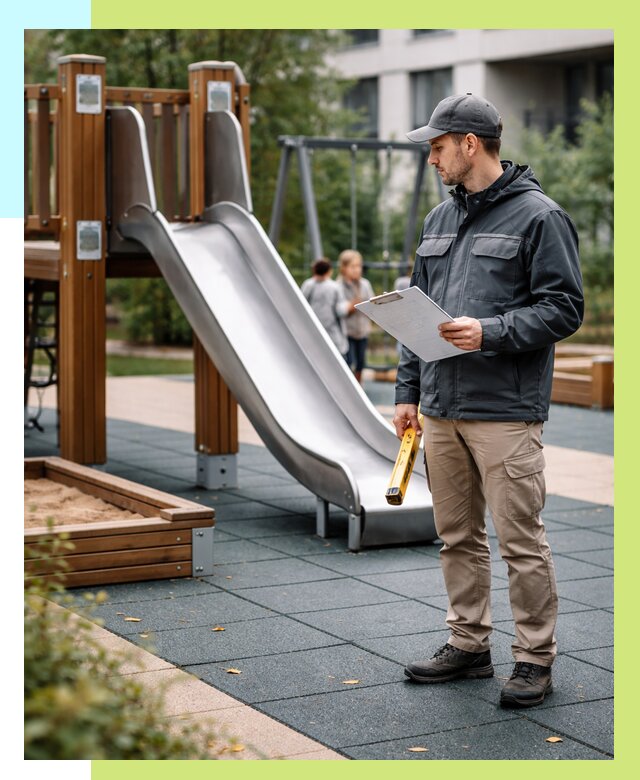 Сертификация детских площадок в Энгельсе от 26648 р. | Алешин-Энг