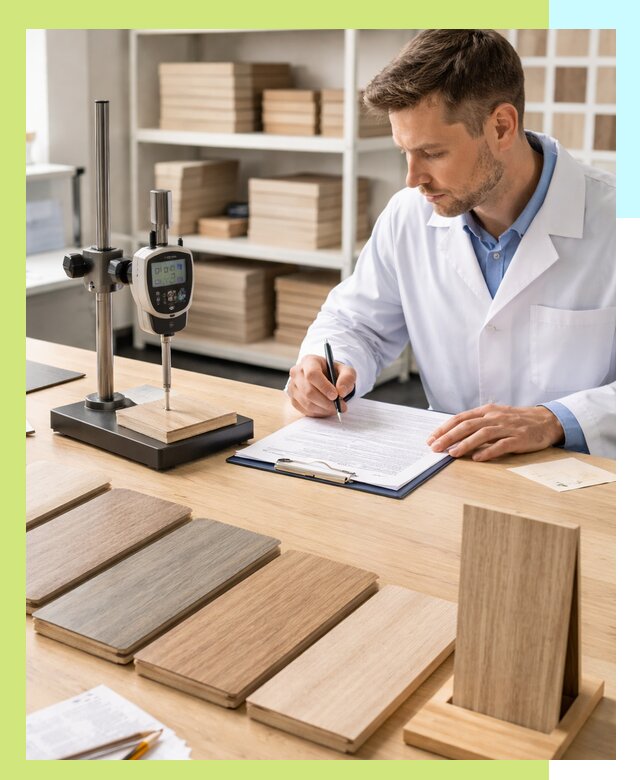 Сертификация ламината с испытаниями и оформлением документов в Энгельсе