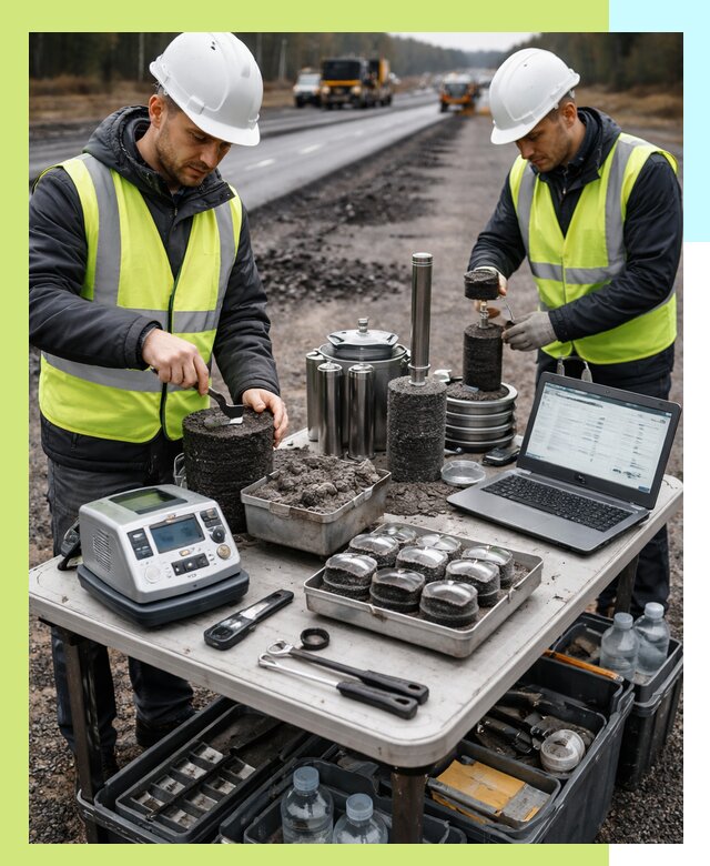 Сертификация асфальта: испытания и подтверждение в Энгельсе