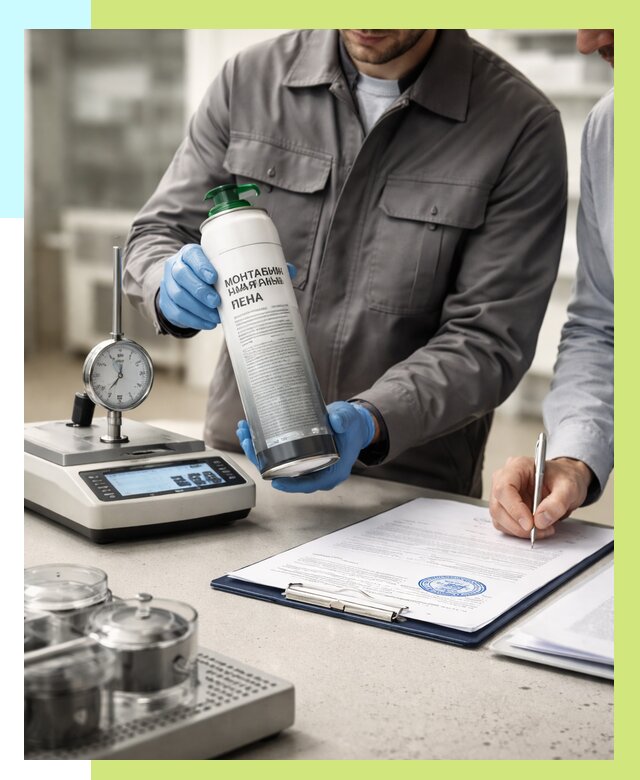 Сертификация монтажной пены в Энгельсе от 15989 р. | Алешин-Энг