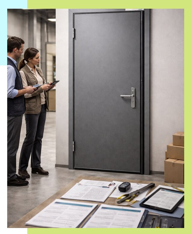 Сертификация противопожарных дверей в Энгельсе от 9593 р. | Алешин-Энг