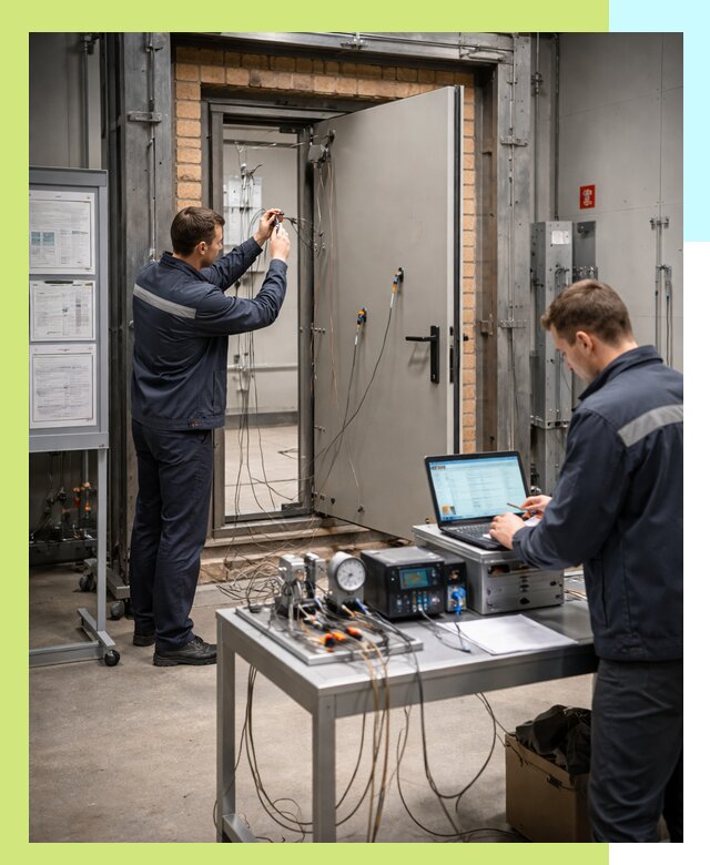 Сертификация противопожарных дверей в Энгельсе по ГОСТ и ТР