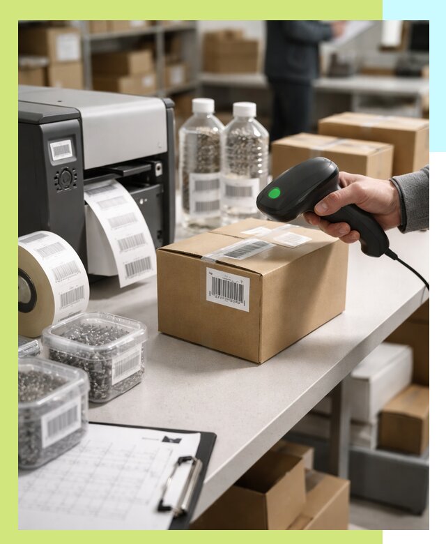 Штрихкодирование продукции и маркировка для продажи в Энгельсе