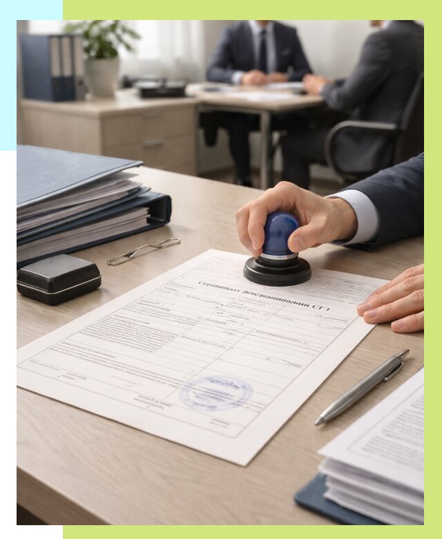 Сертификат происхождения СТ 1 в Энгельсе от 4797 р. | Алешин-Энг