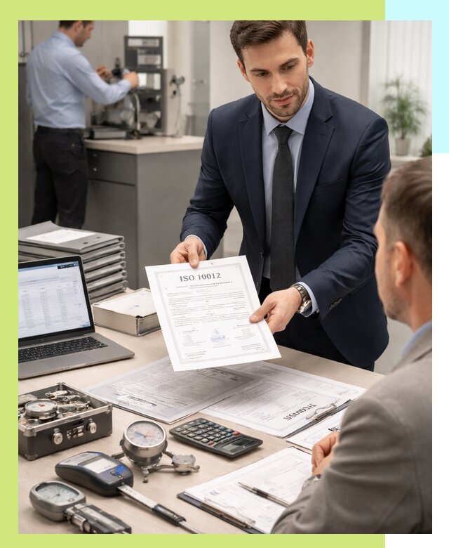 Выдача сертификата ISO 10012 по требованиям метрологии в Энгельсе